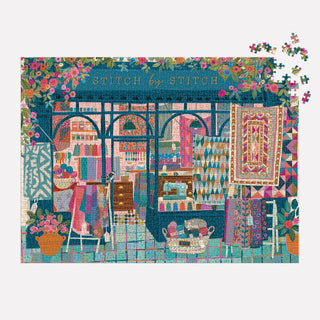 Stitch by Stitch 1000 Piece Puzzle-Chronicle Books-Summit Lane Boutique, Women's Apparel and Gifts located in Grand Rapids, MI