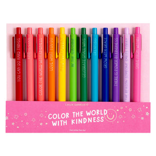 Color The World With Kindness Pen Set-Stationary Supplies-Callie Danielle-Summit Lane Boutique, Women's Apparel and Gifts located in Grand Rapids, MI
