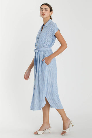 Marina Side Tie Dress-Dresses-Be Cool-Summit Lane Boutique, Women's Apparel and Gifts located in Grand Rapids, MI