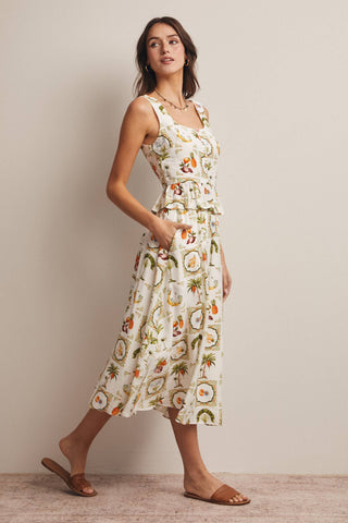 Riviera Market Midi Skirt-Skirts-Forte-Summit Lane Boutique, Women's Apparel and Gifts located in Grand Rapids, MI
