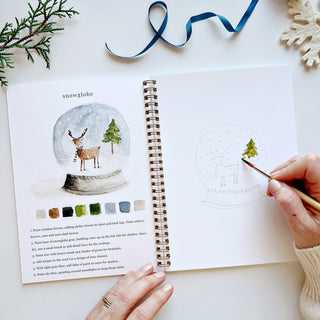 Winter watercolor workbook-Stationary-emily lex studio-Summit Lane Boutique, Women's Apparel and Gifts located in Grand Rapids, MI