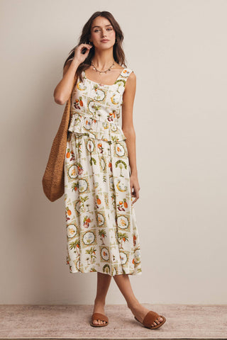 Riviera Market Peplum Top-Sleeveless-Forte-Summit Lane Boutique, Women's Apparel and Gifts located in Grand Rapids, MI