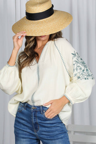 The Dolly Blouse-Blouse-Vine & Love-Summit Lane Boutique, Women's Apparel and Gifts located in Grand Rapids, MI