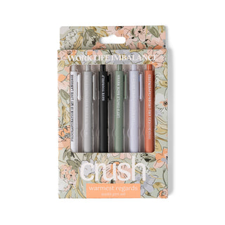 Warmest Regards Quote Pen Set-Stationary Supplies-DM Merchandising-Summit Lane Boutique, Women's Apparel and Gifts located in Grand Rapids, MI