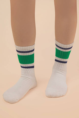 Color Block Crew Socks-Socks-VERY J-Summit Lane Boutique, Women's Apparel and Gifts located in Grand Rapids, MI