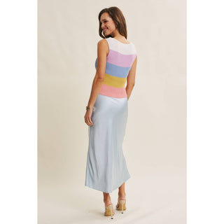 Amy Striped Sweater Tank-Tank Top-in february-Summit Lane Boutique, Women's Apparel and Gifts located in Grand Rapids, MI