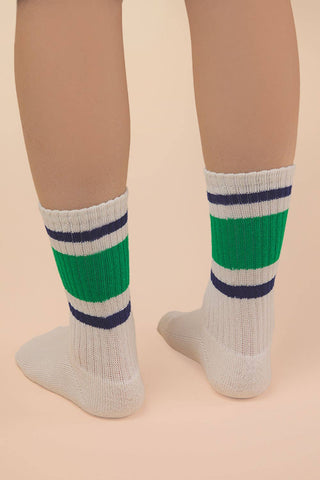 Color Block Crew Socks-Socks-VERY J-Summit Lane Boutique, Women's Apparel and Gifts located in Grand Rapids, MI
