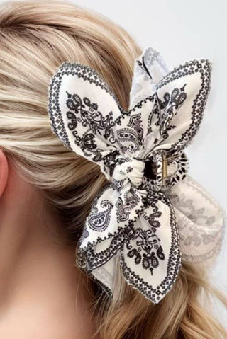 PAISLEY BOHO VINTAGE HAIR CLAW CLIPS | 40H913-JOSSLYN by Wall to Wall-Summit Lane Boutique, Women's Apparel and Gifts located in Grand Rapids, MI
