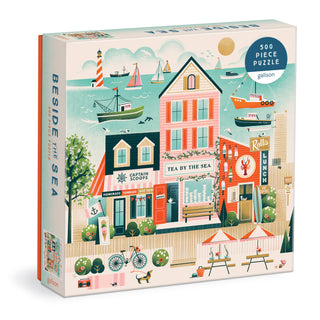 Beside the Sea 500 Piece Puzzle-Puzzles-Chronicle Books-Summit Lane Boutique, Women's Apparel and Gifts located in Grand Rapids, MI