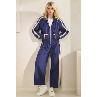 Paisley Track Jacket-Jackets-Veveret-Summit Lane Boutique, Women's Apparel and Gifts located in Grand Rapids, MI