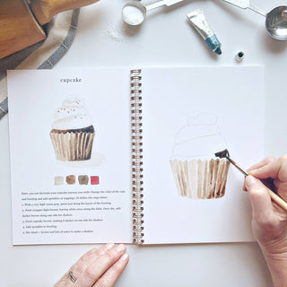 Baking watercolor workbook-Stationary-emily lex studio-Summit Lane Boutique, Women's Apparel and Gifts located in Grand Rapids, MI