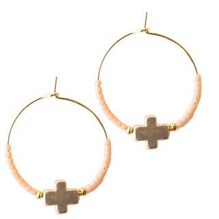 Faithful Hoop Earrings-Earrings-Lenny & Eva-Summit Lane Boutique, Women's Apparel and Gifts located in Grand Rapids, MI