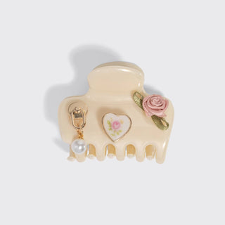 KitschPop™️ Cloud Clip 7pc Set Vintage - Pearlized Cream-Hair Accessories-KITSCH-Summit Lane Boutique, Women's Apparel and Gifts located in Grand Rapids, MI
