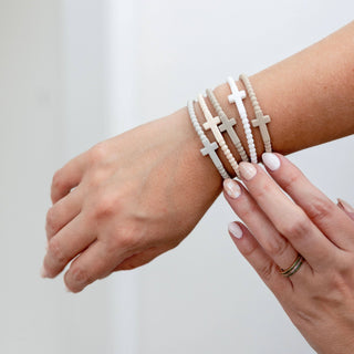 Jesus Bracelets (silicone cross bracelets)-Bracelets-Ryan & Rose-Summit Lane Boutique, Women's Apparel and Gifts located in Grand Rapids, MI