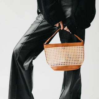 Bryce Woven Bucket Bag-Purse-Pretty Simple-Summit Lane Boutique, Women's Apparel and Gifts located in Grand Rapids, MI