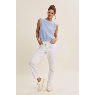 Bow Back Sweater Top-Sleeveless-in february-Summit Lane Boutique, Women's Apparel and Gifts located in Grand Rapids, MI