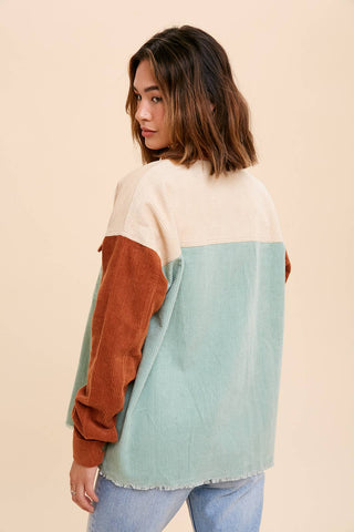 The Rory Colorblock Shacket-Jackets-In Loom-Summit Lane Boutique, Women's Apparel and Gifts located in Grand Rapids, MI