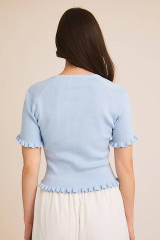 Teresa Square Neck Top-Short Sleeves-GILLI-Summit Lane Boutique, Women's Apparel and Gifts located in Grand Rapids, MI