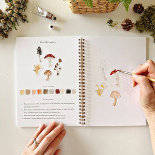 Woodland watercolor workbook-Stationary-emily lex studio-Summit Lane Boutique, Women's Apparel and Gifts located in Grand Rapids, MI