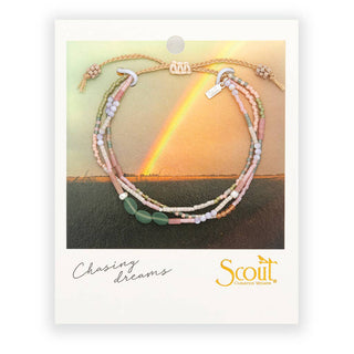 Mixed Media Bracelet - Optimism/Green Aventurine/Silver-Scout Curated Wears-Summit Lane Boutique, Women's Apparel and Gifts located in Grand Rapids, MI