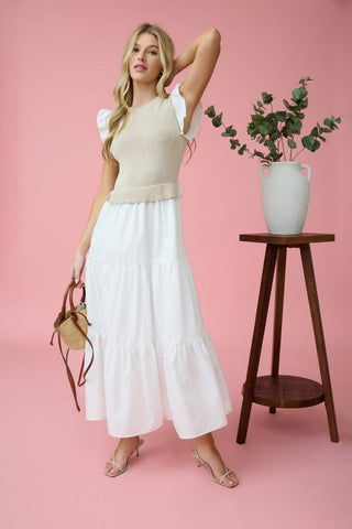 Maria Twofer Dress-Dresses-Blu Pepper-Summit Lane Boutique, Women's Apparel and Gifts located in Grand Rapids, MI