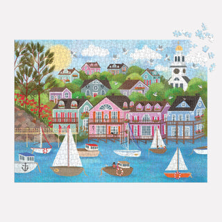 Harbor by the Sea 1000 Piece Puzzle-Puzzles-Chronicle Books-Summit Lane Boutique, Women's Apparel and Gifts located in Grand Rapids, MI