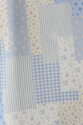 Cora Patchwork Mock Neck-Sweatshirt-LE LIS-Summit Lane Boutique, Women's Apparel and Gifts located in Grand Rapids, MI