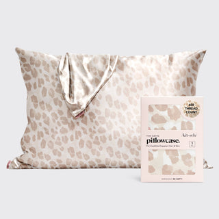 Satin Pillowcase - Leopard-Hair Accessories-KITSCH-Summit Lane Boutique, Women's Apparel and Gifts located in Grand Rapids, MI