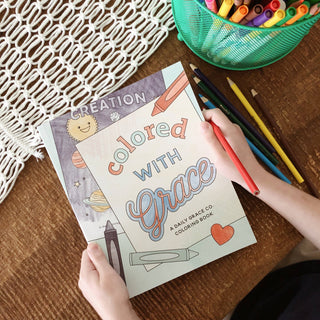 Colored With Grace - Kids Coloring Book-Stationary-The Daily Grace Co-Summit Lane Boutique, Women's Apparel and Gifts located in Grand Rapids, MI