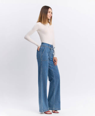 Olivia Wide Leg-Jeans-VERVET by FLYING MONKEY-Summit Lane Boutique, Women's Apparel and Gifts located in Grand Rapids, MI
