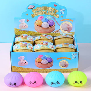 Pressure Squishy Toy Dumplings-Plush Toys-JOSSLYN by wall to wall-Summit Lane Boutique, Women's Apparel and Gifts located in Grand Rapids, MI