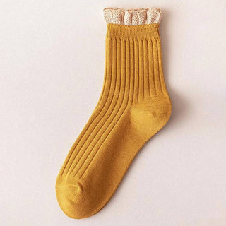 Ruffle Edge Socks-Socks-ACCITY-Summit Lane Boutique, Women's Apparel and Gifts located in Grand Rapids, MI