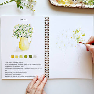 Flowers watercolor workbook-Stationary-emily lex studio-Summit Lane Boutique, Women's Apparel and Gifts located in Grand Rapids, MI