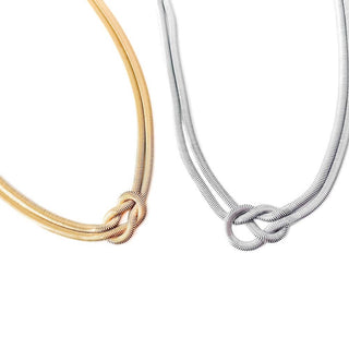 Talia Tied Necklace - WATERPROOF-Pretty Simple-Summit Lane Boutique, Women's Apparel and Gifts located in Grand Rapids, MI