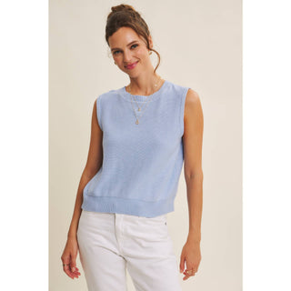 Bow Back Sweater Top-Sleeveless-in february-Summit Lane Boutique, Women's Apparel and Gifts located in Grand Rapids, MI