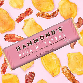 Candy Bar - Milk Chocolate - Pigs N' Taters - 2.25 oz-Hammond's Candies-Summit Lane Boutique, Women's Apparel and Gifts located in Grand Rapids, MI