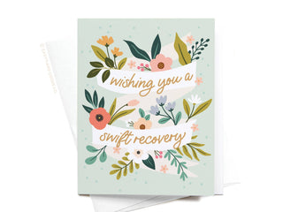 Wishing You a Swift Recovery Greeting Card-Greeting Cards-Easyhand Goods – formerly Onderkast-Summit Lane Boutique, Women's Apparel and Gifts located in Grand Rapids, MI