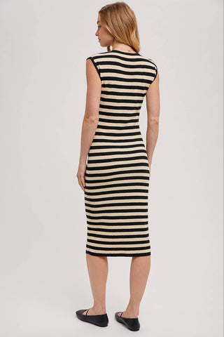 Ember Striped Dress-Dresses-Bluivy-Summit Lane Boutique, Women's Apparel and Gifts located in Grand Rapids, MI