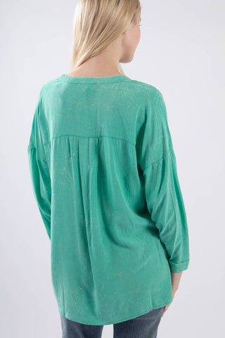 Jessie Oversized Top-Long Sleeves-VERY J-Summit Lane Boutique, Women's Apparel and Gifts located in Grand Rapids, MI