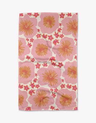Hibiscus Sunset Tea Towel