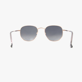 BILLIE ROSE GOLD Polarized Geometric Metal Sunglasses-Sunglasses-Kohv Eyewear-Summit Lane Boutique, Women's Apparel and Gifts located in Grand Rapids, MI