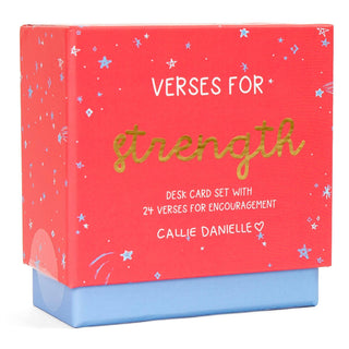 Verses for Strength – Bible Verse Card Set + Display Stand-Devotions-Callie Danielle-Summit Lane Boutique, Women's Apparel and Gifts located in Grand Rapids, MI