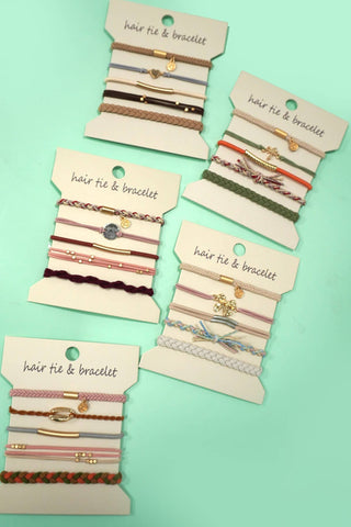 Hair Tie Bracelets-Hair Accessories-JOSSLYN by Wall to Wall-Summit Lane Boutique, Women's Apparel and Gifts located in Grand Rapids, MI