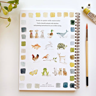 Animals watercolor workbook-Stationary-emily lex studio-Summit Lane Boutique, Women's Apparel and Gifts located in Grand Rapids, MI