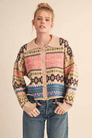 Dakota Fair Isle Sweater-Sweaters-&MERCI-Summit Lane Boutique, Women's Apparel and Gifts located in Grand Rapids, MI