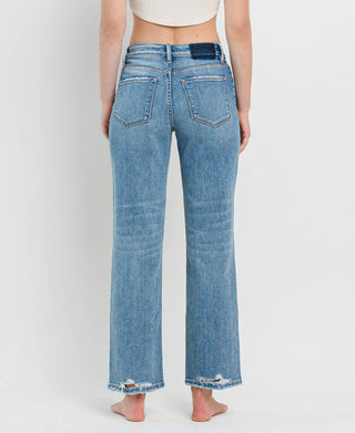 Kendall Distressed Dad Jeans-Jeans-VERVET by FLYING MONKEY-Summit Lane Boutique, Women's Apparel and Gifts located in Grand Rapids, MI