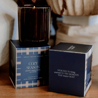 *NEW* Cozy Season 12 oz Boxed Soy Candle - Fall Decor & Gift-Candle-Sweet Water Decor-Summit Lane Boutique, Women's Apparel and Gifts located in Grand Rapids, MI