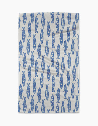 Inshore Tea Towel-Kitchen Towel-Geometry-Summit Lane Boutique, Women's Apparel and Gifts located in Grand Rapids, MI