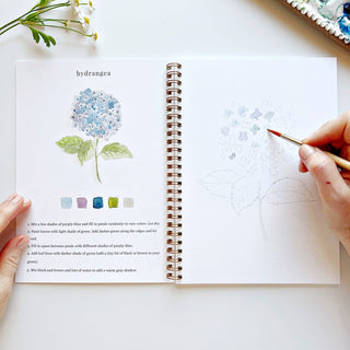 Flowers watercolor workbook-Stationary-emily lex studio-Summit Lane Boutique, Women's Apparel and Gifts located in Grand Rapids, MI