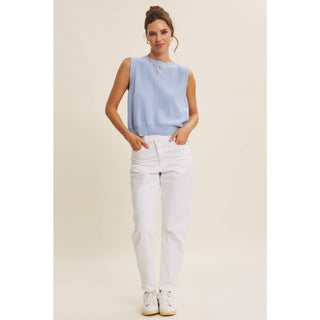 Bow Back Sweater Top-Sleeveless-in february-Summit Lane Boutique, Women's Apparel and Gifts located in Grand Rapids, MI